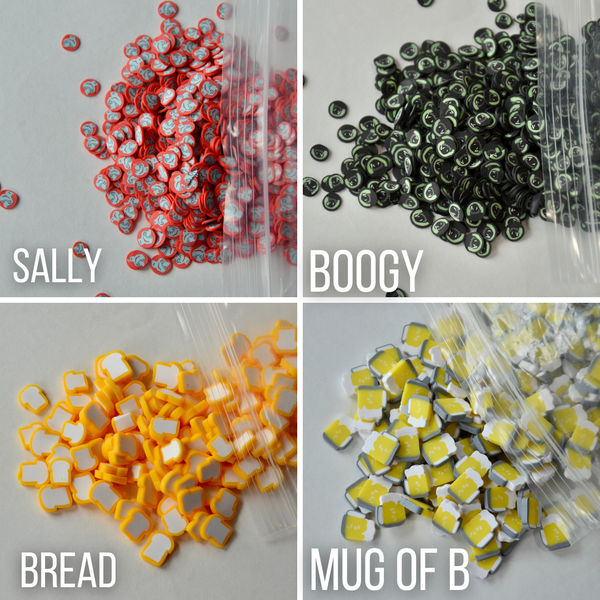 Glitter & Clay Slices CLEAR OUT! 5 g Bags (Copy)