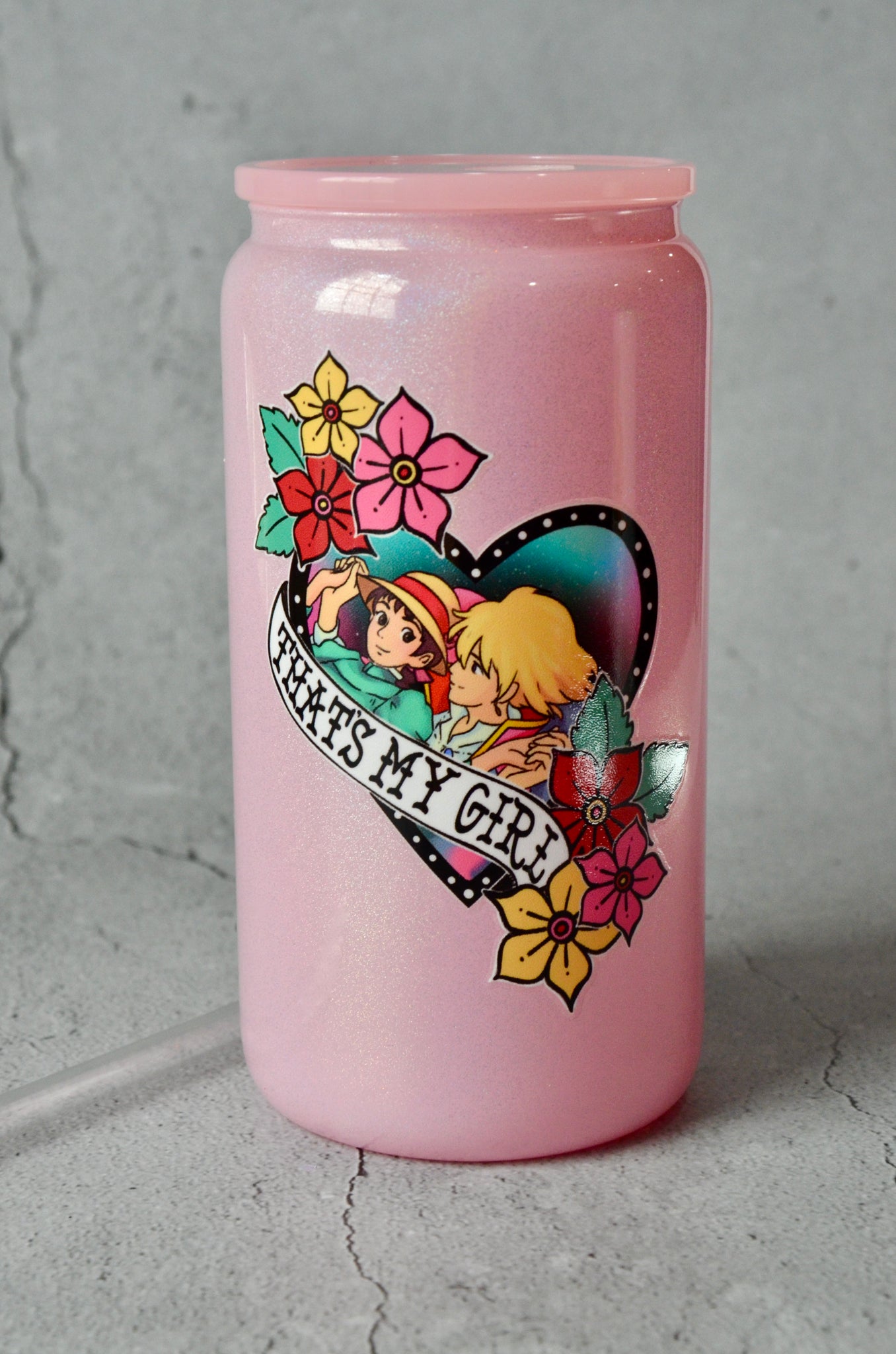 That's My Girl Glitter Cup