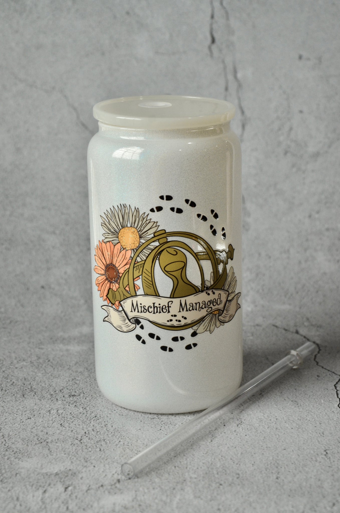Mischief Managed Glitter Cup