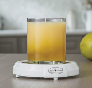 White Candle Warmer Plate