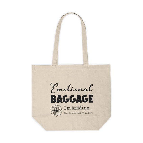 Emotional Baggage - Canvas Shopping Tote